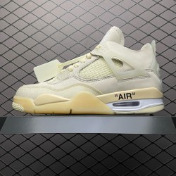 (Free Shipping)Off-White x Air Jordan 4 Retro CV9388-001