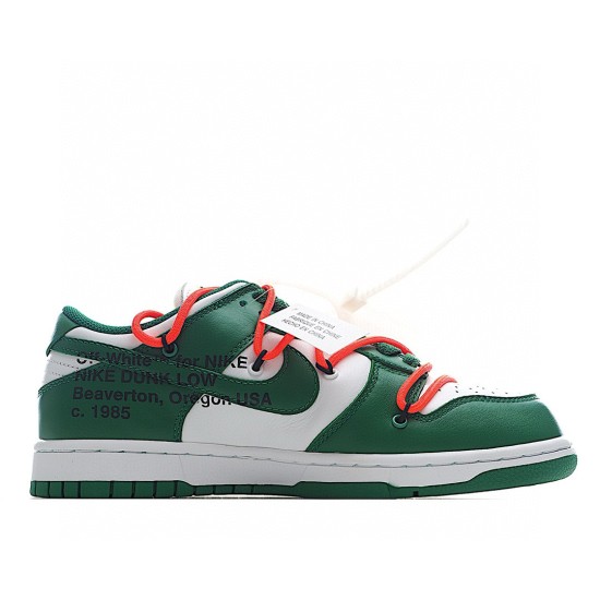 (Free Shipping)Nike Dunk Low Off-White Pine Green CT0856-100