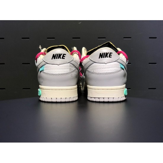 (Free Shipping)Off-White x Nike Dunk Low「THE 50」 DM1602-12