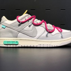 (Free Shipping)Off-White x Nike Dunk Low「THE 50」 DM1602-12