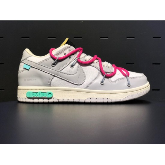 (Free Shipping)Off-White x Nike Dunk Low「THE 50」 DM1602-12