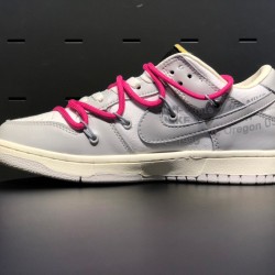 (Free Shipping)Off-White x Nike Dunk Low「THE 50」 DM1602-12