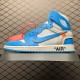 (Free Shipping)Jordan 1 Retro High Off-White University Blue AQ0818-148