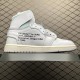 (Free Shipping)Jordan 1 Retro High Off-White White AQ0818-100