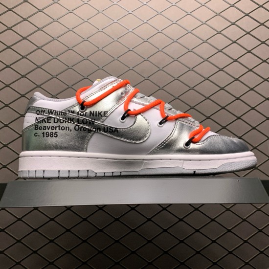 (Free Shipping)NIKE Dunk Low x Off-White OW CT0856-800HD