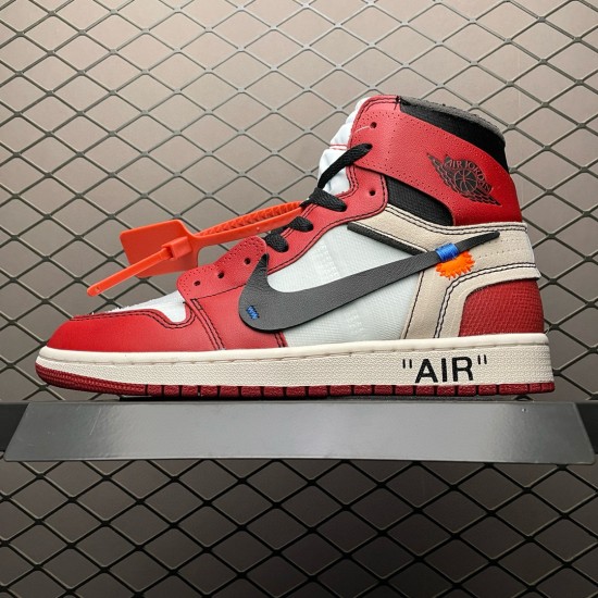 (Free Shipping)Jordan 1 Retro High Off-White Chicago AA3834-101