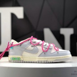 (Free Shipping)Off-White x Nike SB Dunk Low “The 50”  DM1602-122