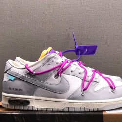 (Free Shipping)Nike Dunk Low Off-White Lot 28 DM1602-111