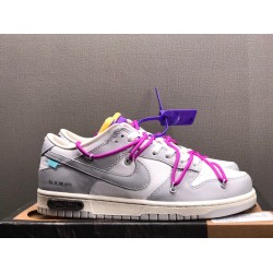 (Free Shipping)Nike Dunk Low Off-White Lot 28 DM1602-111