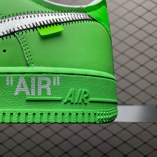 (Free Shipping)Nike Air Force 1 Low Off-White Light Green Spark DX1419-300