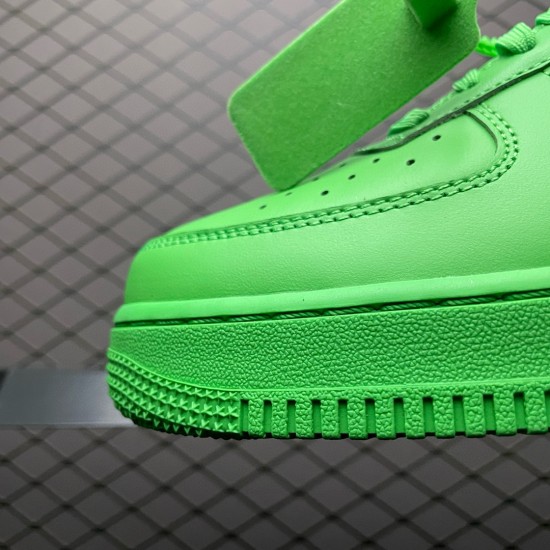 (Free Shipping)Nike Air Force 1 Low Off-White Light Green Spark DX1419-300