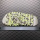 (Free Shipping)Adidas Yeezy Slide Enflame Oil Painting Ink Yellow FZ5899