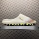 (Free Shipping)Adidas Yeezy Slide Enflame Oil Painting Ink Yellow FZ5899