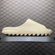 (Free Shipping)Adidas Yeezy Slide Enflame Oil Painting White Yellow GW1932