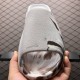 (Free Shipping)Adidas Yeezy Slide Enflame Oil Painting White Grey GZ5553