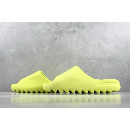 (Free Shipping)Adidas Yeezy Slide Glow Green (2022) HQ6447