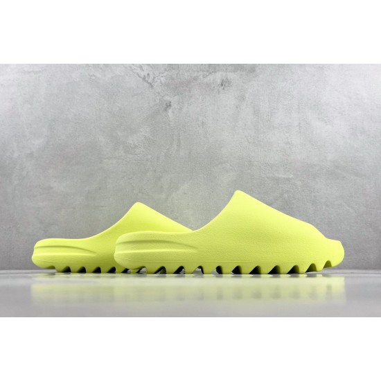 (Free Shipping)Adidas Yeezy Slide Glow Green (2022) HQ6447