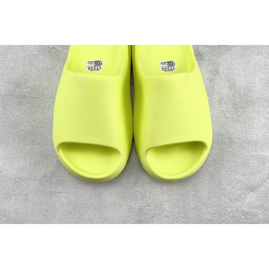 (Free Shipping)Adidas Yeezy Slide Glow Green (2022) HQ6447