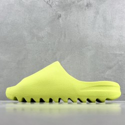 (Free Shipping)Adidas Yeezy Slide Glow Green (2022) HQ6447