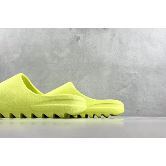 (Free Shipping)Adidas Yeezy Slide Glow Green (2022) HQ6447