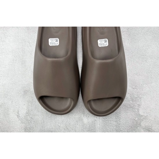 (Free Shipping)Kanye West x Yeezy Slide Resin Soot G55495