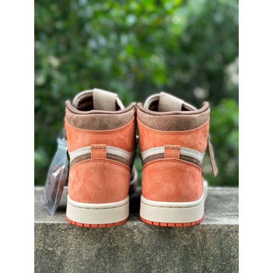 (Free Shipping)Jordan 1 Retro High OG SP Dusted Clay FQ2941-200