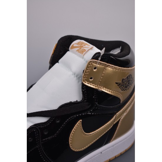 (Free Shipping)Jordan 1 Retro High Gold Top 3 861428-001