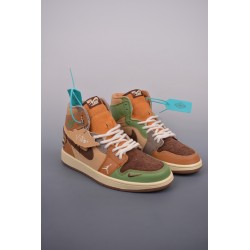 (Free Shipping)Air Jordan 1 High Voodoo DZ7292-100
