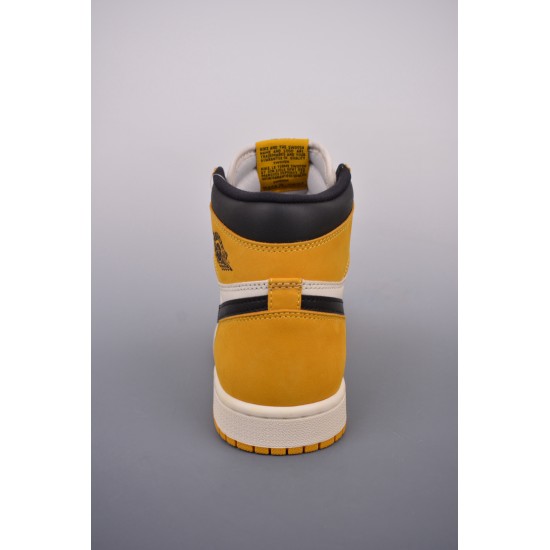 (Free Shipping)Air Jordan 1 High OG Yellow Ochre DZ5485-701