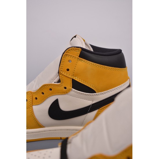 (Free Shipping)Air Jordan 1 High OG Yellow Ochre DZ5485-701