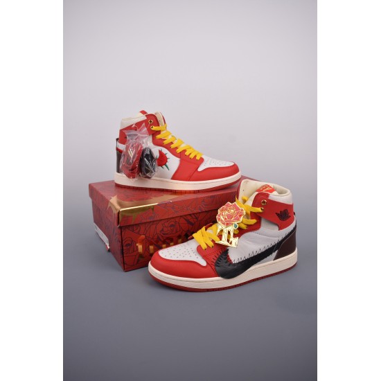 (Free Shipping)Jordan 1 High Zoom Air CMFT 2 Teyana Taylor A Rose From Harlem (Women's) FJ0604-601