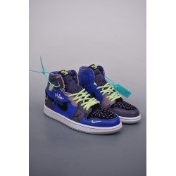 (Free Shipping)Zion Williamson x Air Jordan 1 High Voodoo DZ5485-420