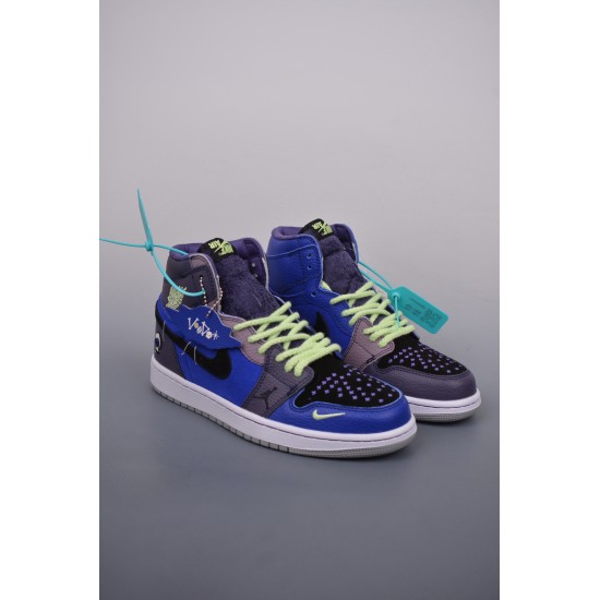 (Free Shipping)Zion Williamson x Air Jordan 1 High Voodoo DZ5485-420