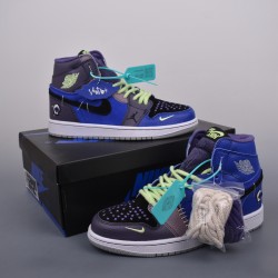 (Free Shipping)Zion Williamson x Air Jordan 1 High Voodoo DZ5485-420