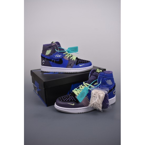 (Free Shipping)Zion Williamson x Air Jordan 1 High Voodoo DZ5485-420