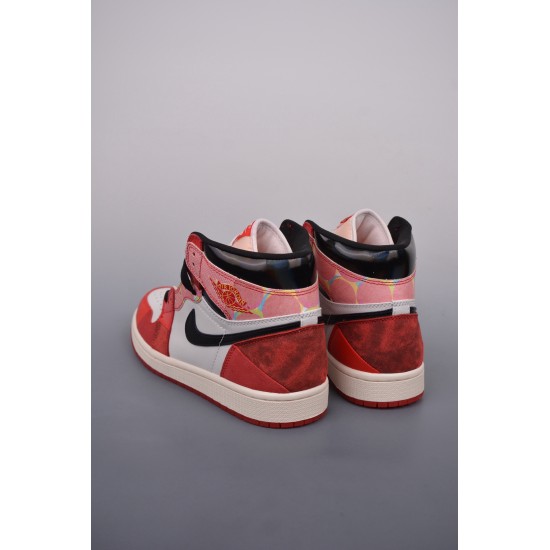 (Free Shipping)Jordan 1 High OG Spider-Man Across the Spider-Verse (GS) DV1748-601