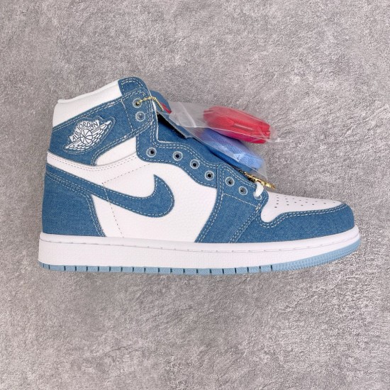 (Free Shipping)Jordan 1 High OG Denim (Women's) DM9036-104