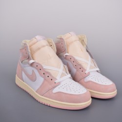 (Free Shipping)Jordan 1 Retro High OG Atmosphere Pink (Women's) FD2596-600