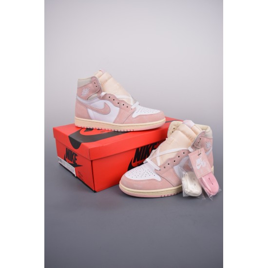 (Free Shipping)Jordan 1 Retro High OG Atmosphere Pink (Women's) FD2596-600