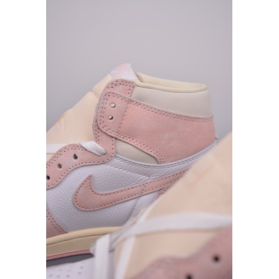 (Free Shipping)Jordan 1 Retro High OG Atmosphere Pink (Women's) FD2596-600