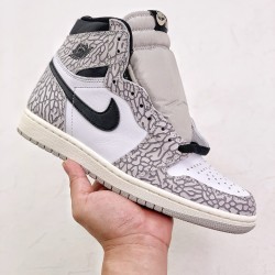 (Free Shipping)Jordan 1 Retro High OG White Cement DZ5485-052