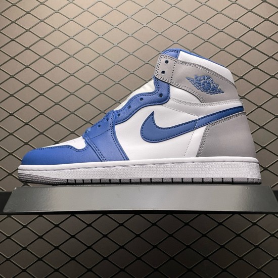 (Free Shipping)Air Jordan 1 High OG True Blue  DZ5485-410