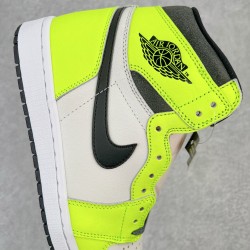 (Free Shipping)Air Jordan 1 High OG 'Volt' 555088-702