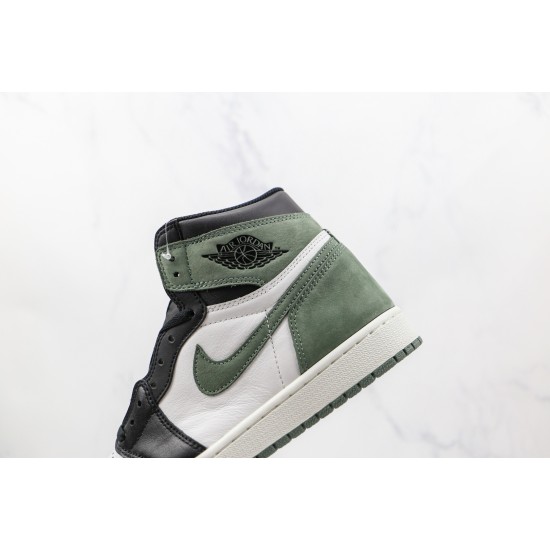 (Free Shipping)Jordan 1 Retro High Clay Green 555088-135