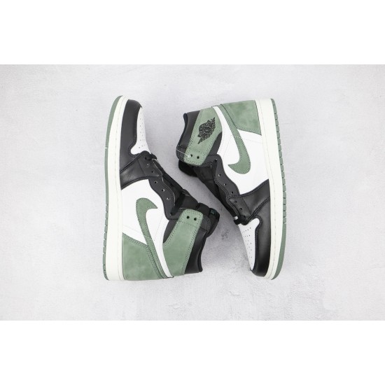 (Free Shipping)Jordan 1 Retro High Clay Green 555088-135