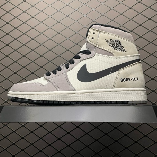 (Free Shipping)Jordan 1 High Element Gore-Tex Light Bone DB2889-100