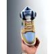 (Free Shipping)Jordan 1 High Zoom Air CMFT Psychic Blue (W) CT0979-400