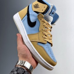 (Free Shipping)Jordan 1 High Zoom Air CMFT Psychic Blue (W) CT0979-400