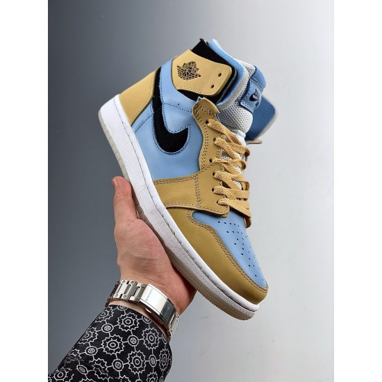 (Free Shipping)Jordan 1 High Zoom Air CMFT Psychic Blue (W) CT0979-400