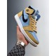 (Free Shipping)Jordan 1 High Zoom Air CMFT Psychic Blue (W) CT0979-400